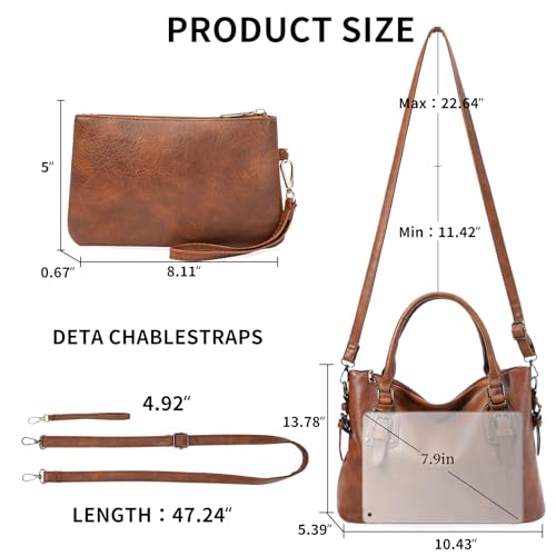 Bolso Tote Vegan de Gran Capacidad para Mujer miniatura 5