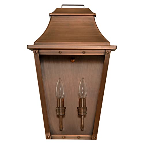 Acclaim Lighting 8424CP | Vintage Solid Copper Two Light Dimmable