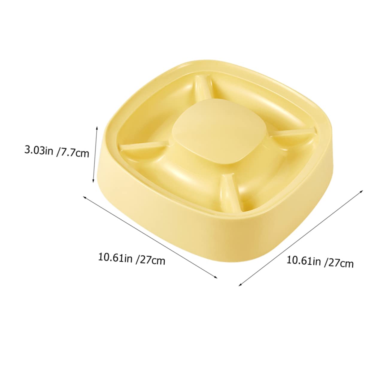 ibasenice Divided Cat Bowl Multifunctional Pet Feeder for Cats and Small Dogs Easy to Clean Durable Design for Food and Water Present for Pet Owners