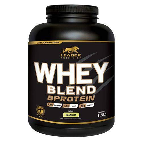 WHEY BLEND 8 PROTEIN - POTE 1.8 KG - BAUNILHA LEADER NUTRITION