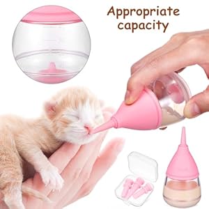 Mipcase Kitten Bottle Feeding Kit Silicone Puppy Bottles for Mini Kitten Bottle with Cleaning Brush for Kittens Puppies  Cucciolini Doodles Mipcase kitten bottle feeding kit silicone puppy bottles for mini kitten bottle with cleaning brush for kittens puppies   cucciolini doodles