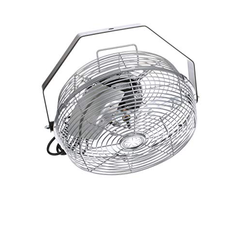 Tpi Workstation Fans, Wall-Mount, 12" Blade Diameter, 1/12 Hp #TOP7
