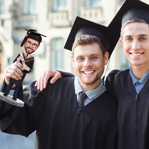 Personalized Graduation Gifts Custom Bobblehead Figurine Crafted from Your Photo, Customizable Full Sculpture College Master Degree Graduation Gift for Her Him 2024