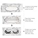 MAGEFY 30 Pieces Eyelashes Packaging Box, Empty Eyelash Boxes Lash Box Packaging Marble Paper Eyelash Storage Box Soft Paper Lash Case