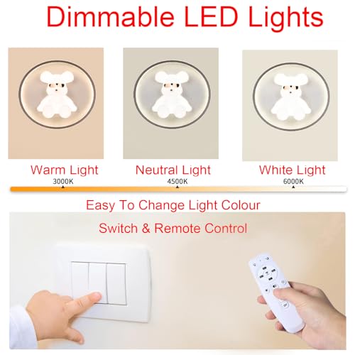 Plafonnier dimmable avec télécommande pour ajuster l'éclairage du salon - 3