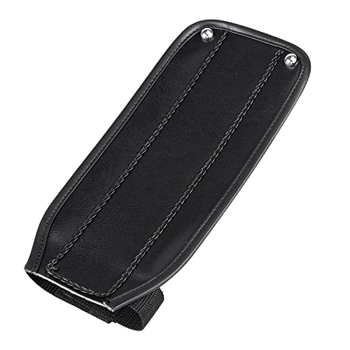 YDLMT Black PU Leather Motorcycle Gas Tank Panel Bib for Harley Softail Fatboy Electra Glide Wide Glide FXWG FLST FLSTC FLH FLSTF FXST FXSTC