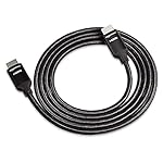 Amazon Basics - Cavo intrecciato HDMI, ad alta velocità, nero, 1,8 metri - immagine 2