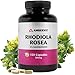 Produktbild Rhodiola Rosea Kapseln 500 mg  120 Stück  Mit 3% Salidrosid  Rosenwurz Kapseln Hochdosiert  Premium Rhodiola Rosea Extrakt  Vegan, Ohne Künstliche Füllstoffe & Allergenfrei  Ambervit