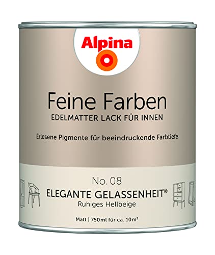Alpina Feine Farben Lack No. 08 Elegante Gelassenheit® edelmatt 750ml -...