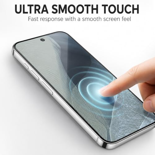 Image of FIRST MART Tempered Glass for Google Pixel 11 Pro, 9H Full-Glue Screen Protector, 3D Edge-to-Edge, HD Clear, Oleophobic, Case-Friendly, Black, Pack of 1