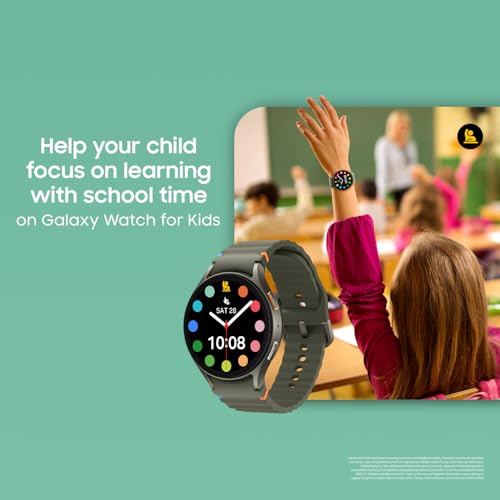 Image of SAMSUNG Galaxy Watch Kids 4, 5, 6, 7, FE Series Band, Smartwatch Replacement Strap for Kids, Silicone Small, GP-TYL305AMBBU, Black