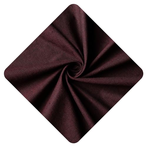 Image of Unstitched Cotton Fabric for Men and Women - Light Weight Trending Self Pattern Khadi Cotton Fabric Material (2.5 Meter, Dark Purple)