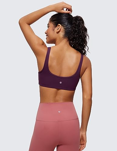 Image of CRZ YOGA Butterluxe Mini Sports Bras | Light Support, Removable Pads, Yoga, Extremely Soft, U Back, Scoop Neck, for Women