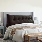 VERCART Large Headboard Pillow Wedge Bed Rest Reading Pillow Daybed Pillows Triangular Headboard Wed