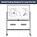 Dry Erase Whiteboard Easel on Wheels - TANKEE 48
