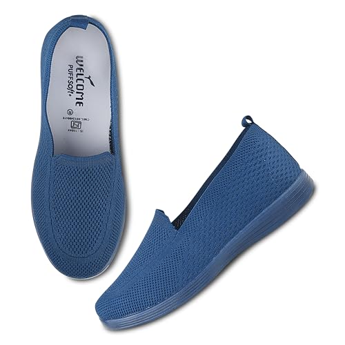 Image of URJO Womens Knit-29 Women's Lightweight Walking Shoes Super Casual Running for Everyday Wear Shoe for Women by Welcome Walking Shoe