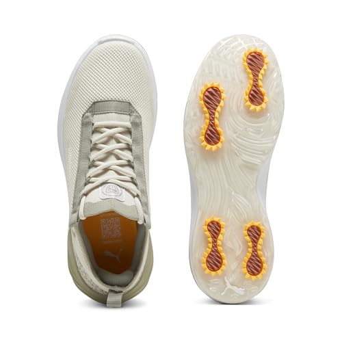 Puma Golf Men's PHANTOMCAT Nitro Golf Shoes, Alpine Snow-Birch Tree, 154