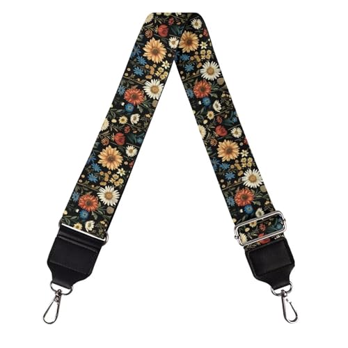 Image of Adjustable Purse Strap Replacement, Wide Shoulder Canvas Bag Strap, Crossbody Handbag Strap