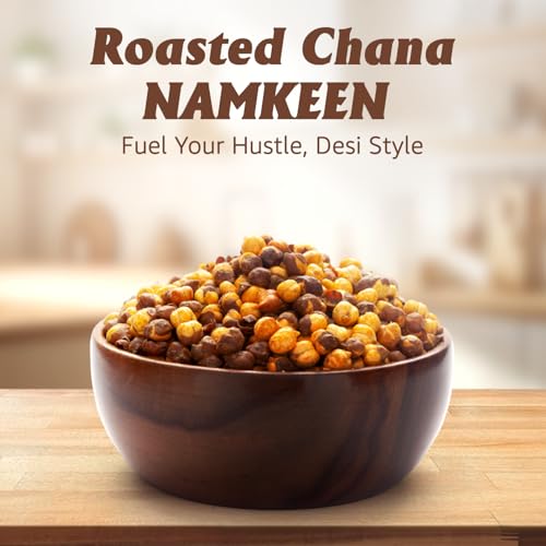 Image of Panchi Roasted Chana Namkeen (400g Pack of 1) Crispy and Nutritious Spiced Snack Perfect for Healthy Munching and Guilt-Free Indulgence Spicy Tangy and Tasty Indian Snack (6 Month Shelf Life)