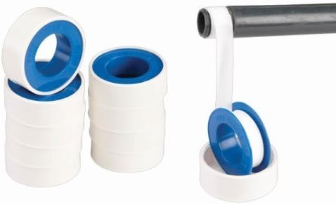 HFT 1123 Plumber's Teflon Thread Seal Tape 520" X 1/2" - 10 Rolls Per Box by Harbor Freight Tools
