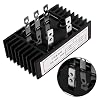 SQL100A Bridge Rectifier, 100A 1600V, AC to DC 3 Phase Diode, Aluminum, 2 Pieces