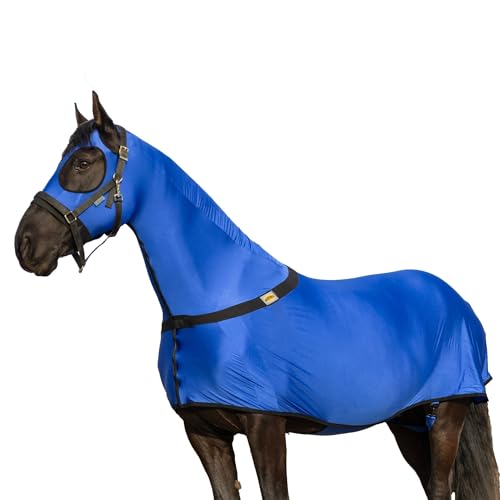 Image of RESISTANCE Premium Horse Sleazy Full Body Slicker with Zipper Face & Forelock Saver Horse Care Sheet