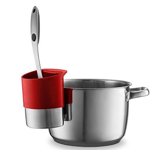 Belwares Spoon Rests for Kitchen - Stainless Steel Spoon Dock for Utensils