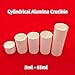 Cylindrical Alumina Crucible 5ml - 65ml | 99% Al2O3 Ceramic Smelting Crucible for Industrial Applications,1pcs(5ml 16x50mm)