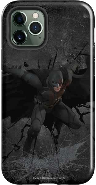 Skinit Impact Phone Case Compatible with iPhone 12 Pro Max - Officially Licensed DC Comics Batman Dark Knight Rises Poster Design