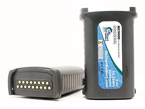 2X Pack - Motorola Symbol MC9090 Battery - Replacement for Motorola Symbol MC9060, MC9090-G, MC9000 Barcode Scanner Battery (2200mAh, 7.4V, Lithium-Ion) - Also Replaces 21-61261-01, 21-65587-01