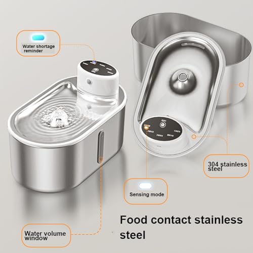 Fuente de agua automática para gatos 3L con batería miniatura 3