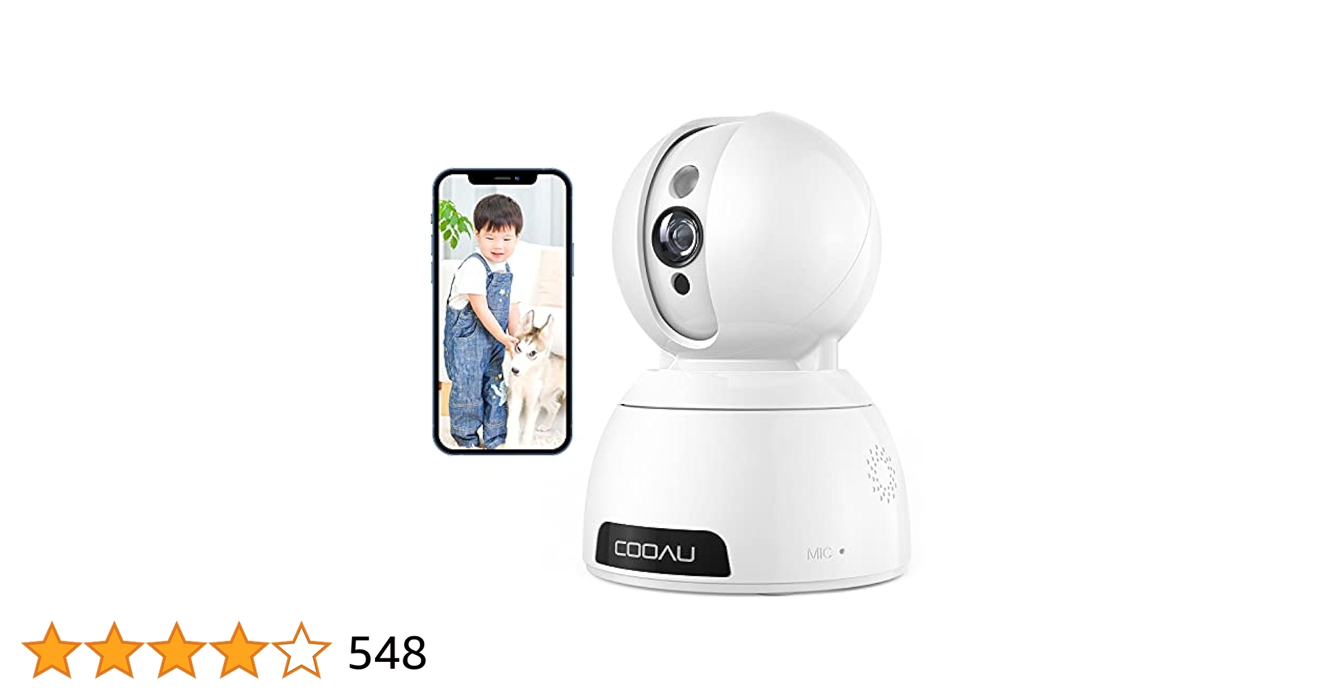 Amazon.co.jp: 【臨場感溢れる8MP・2.4G/5GWIFI対応】COOAU