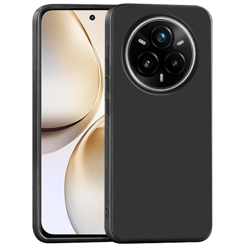 Image of Back Cover for Realme 14 Pro Plus 5G | Full Camera Protection | Premium Liquid Silicon Case | Flexible Bumper Case for Realme 14 Pro Plus 5G (Grey)