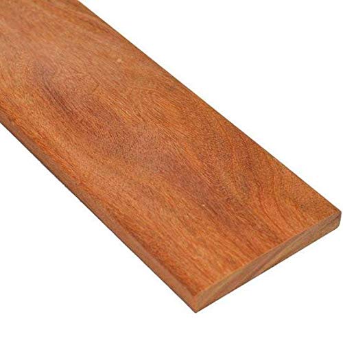 Lame de Terrasse en Bois Exotique Cumaru KD 21x145 (Epaisseur 21mm, Largeur 145mm) Lisse 2 Faces (Bois Exotique Cumaru, 1.25m) Cover
