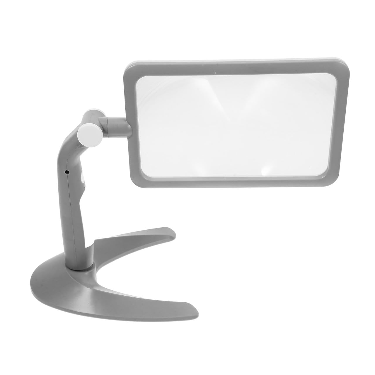 ABOOFAN Leselupe mit Beleuchtung 48 LED Handlupe zum Lesen mit 2,5 facher Vergrößerung Leicht und Tragbar aus Abs und Acryl Inklusive Ständer für Senioren und Zeichnen