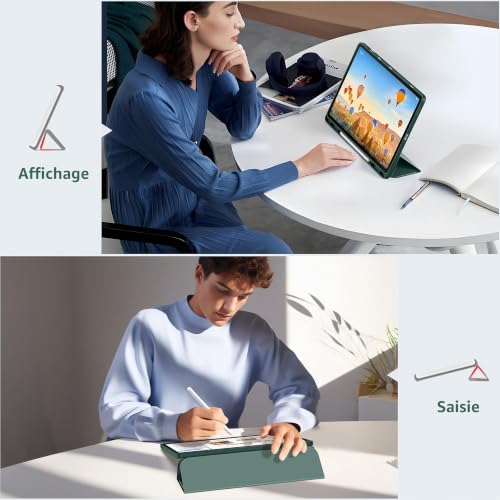 Étui Samsung Galaxy Tab S10 FE+ anti-rayures protège-stylet TPU - 7
