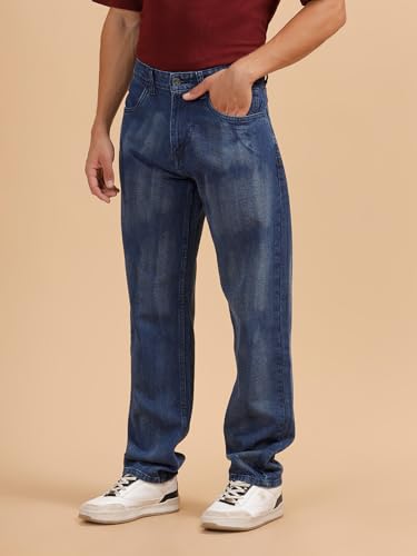 Image of WROGN Men's Anti Fit Jeans | Mid Rise | Jeans for Man
