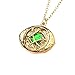 Marvel DRSTEYEPNK03 Doctor Strange Eye of Agamotto Pendant Necklace, Gold