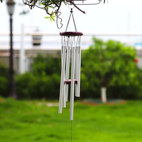 EXCEART Klangstäbe Für Windspiel Windspiel Wind Chime Rohr S?TZE von Verschiedenen L?ngen Silber Produktion Kit Geeignet für Home Garten Outdoor Ornamente 30 Pcs Windspiele Für Draußen Glockenspiele