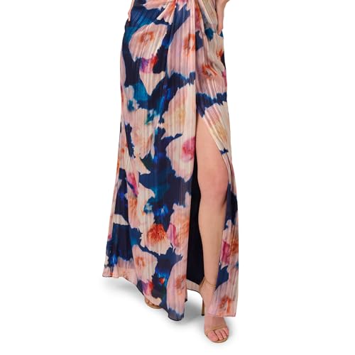 Image of Adrianna Papell One Shoulder Chiffon Gown