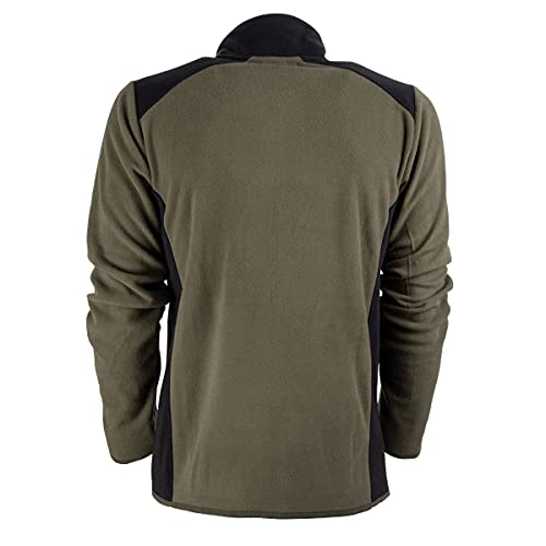 Foto von FORSBERG Brodir III, bequeme Fleecejacke, leicht, hochwertig und stylisch, Farbe:oliv/schwarz, Größe:XXL