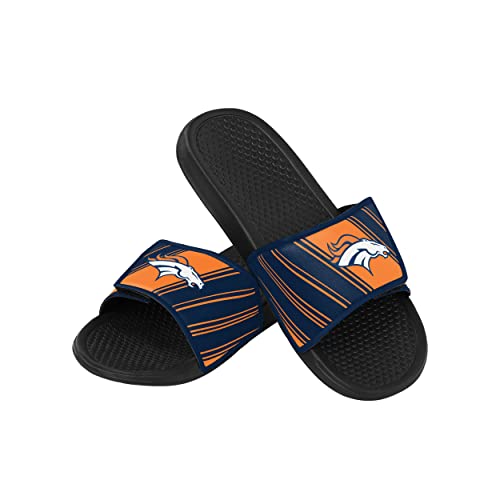 Image of FOCO mens NFL Team Logo Legacy Sport Slide Sandals