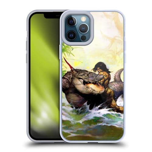 Head Case Designs Officially Licensed Frank Frazetta Monster Out of Time Fantasy Gel Case [Military Grade Protection] Compatible with Apple iPhone 12 Pro Max