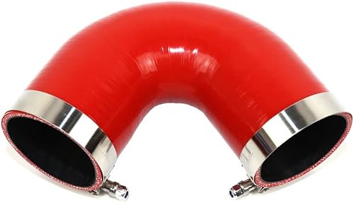 TMKOOL Acoplador de codo de 135 grados reforzado de 4 capas de alto rendimiento de 3 pulgadas de identificación manguera de silicona con abrazadera