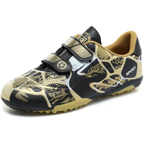 BAODLE Chaussures de Football Enfant FG/AG Professionnel Plein Air pour Garçon Football Boots TF Chaussures d'Entraînement de Football Adolescents Basses...