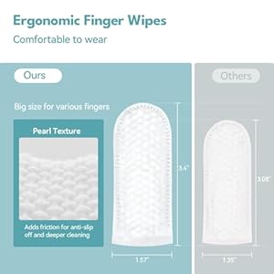 Natural Ear Wipes Finger for Dogs  Cats Comfy Finger Design | Clean Ear Wax Debris  Dirt Gently | 50 Count Pack  Cucciolini Doodles Natural ear wipes finger for dogs  cats comfy finger design | clean ear wax debris  dirt gently | 50 count pack   cucciolini doodles