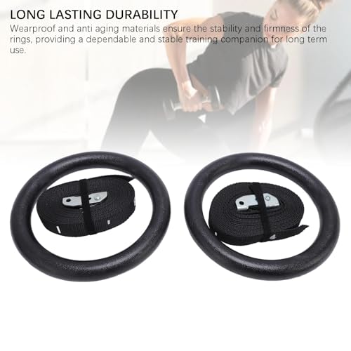 Anillas para gimnasia con capacidad de 661.38 lb miniatura 3