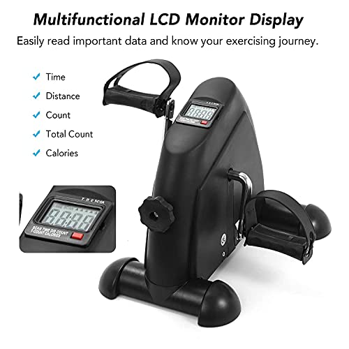 Mini pédale d'exercice d'intérieur LCD pour jambe et vélo stationnaire - 5