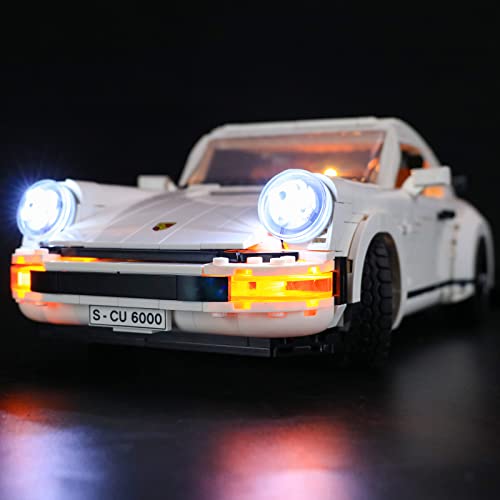 Image of LIGHTAILING Led Lighting Kit for Porsche-911 Building Blocks Model - LED Light Set Compatible with Lego Model