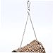 Toyvian Fashion Pet Ladder Parrot Hammock Warm Natural Straw Nest for Pets Comfortable Cotton Swing Bed Winter Retreat for Birds Hamsters and Guinea Pigs